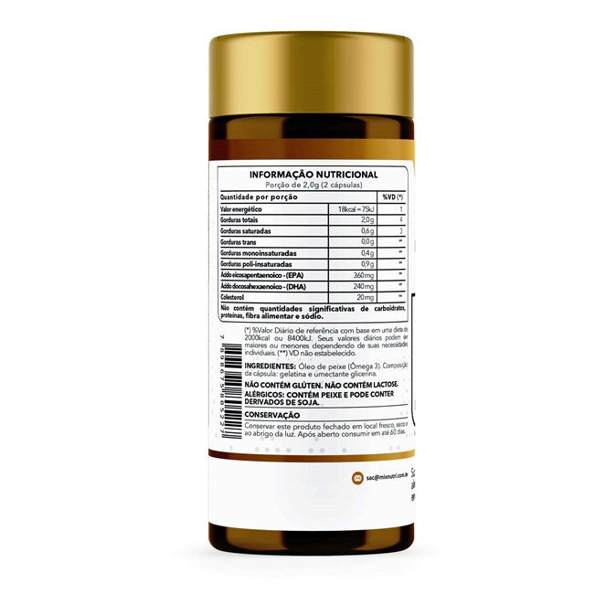 NUTRACEUTICAL OMEGA 3 - 60 CAPS - SEM GLÚTEN