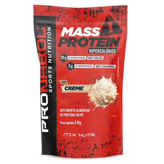 MASS PROTEIN CREME POUCH 3KG PRONABOL