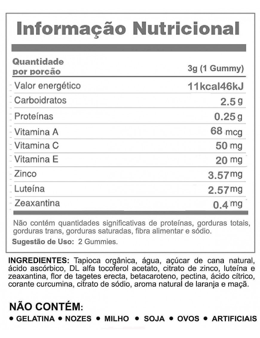 EYE HEALTH 45 GUMMIES LARANJA - LIVS