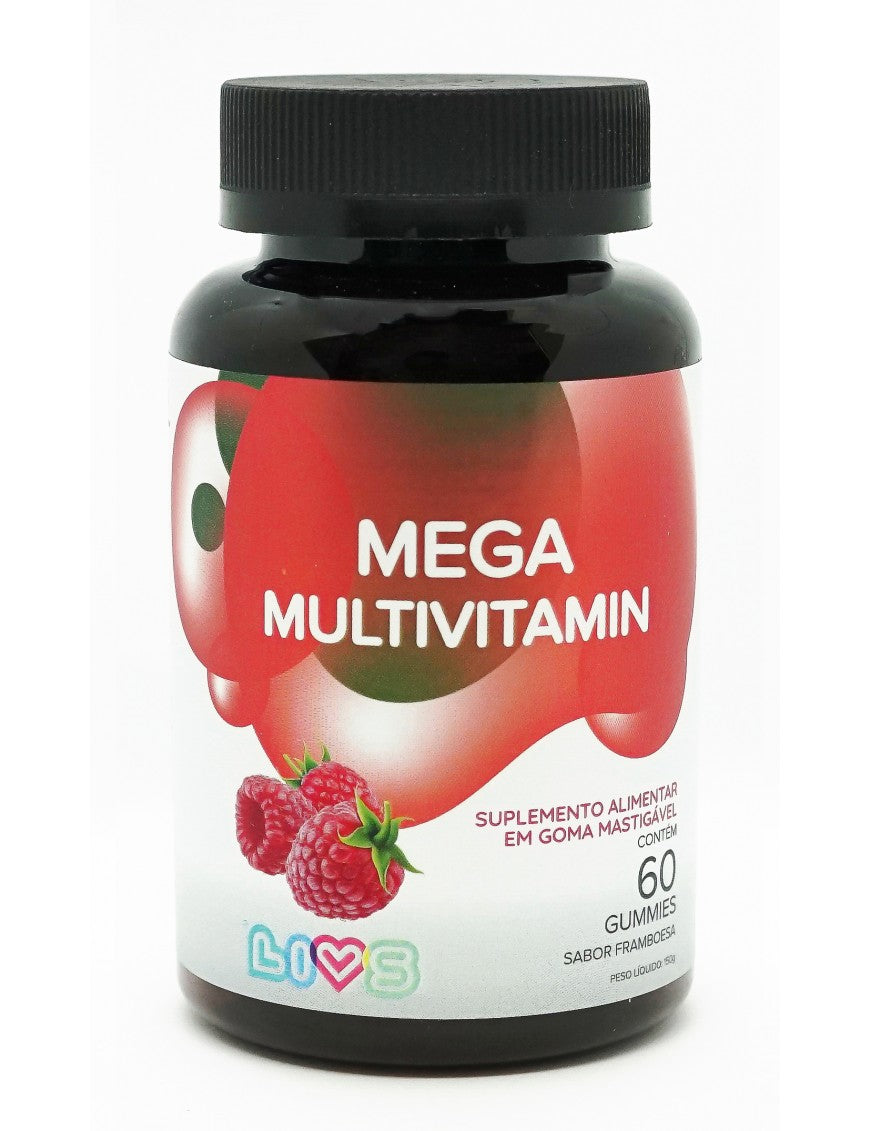 MEGA MULTIVITAMIN 60 GUMMIES - LIVS