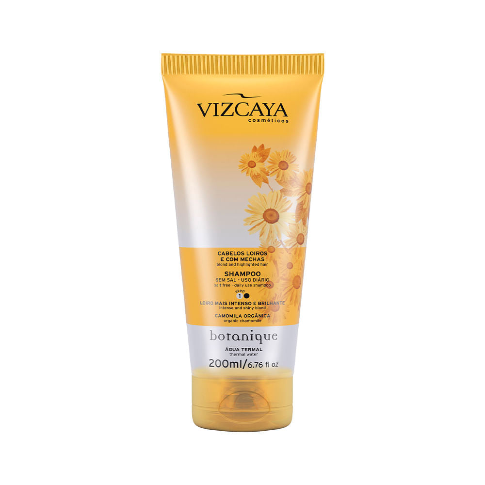 Shampoo Botanique Cabelos Loiros 200ml - Vizcaya