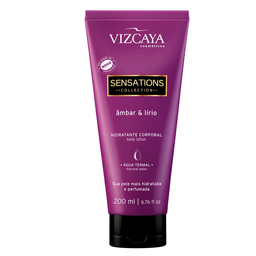 Hidratante Corporal Âmbar e Lírio 200ml Vizcaya Sensations