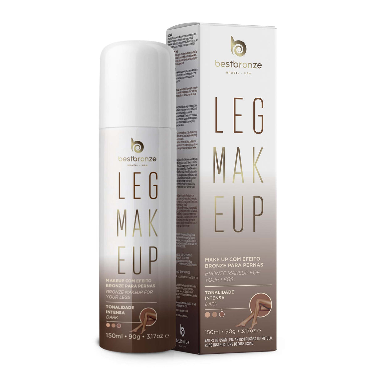 Leg Makeup Cor Intensa - Maquiagem para pernas e corpo